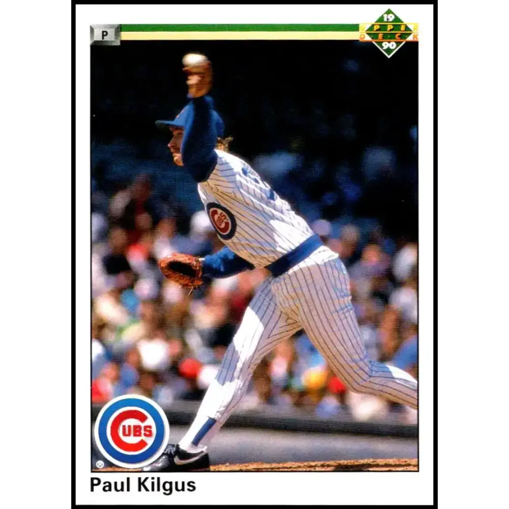 1990 Upper Deck #155 Paul Kilgus NM-MT Chicago Cubs Baseball Card - Baseball Card Single