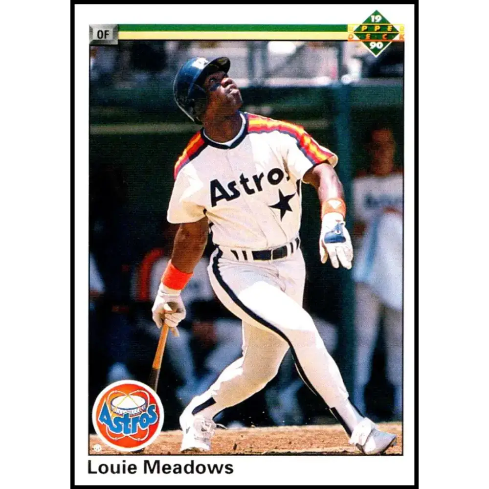 1990 Upper Deck #160 Louie Meadows NM-MT Houston Astros Baseball Card - Baseball Card Single