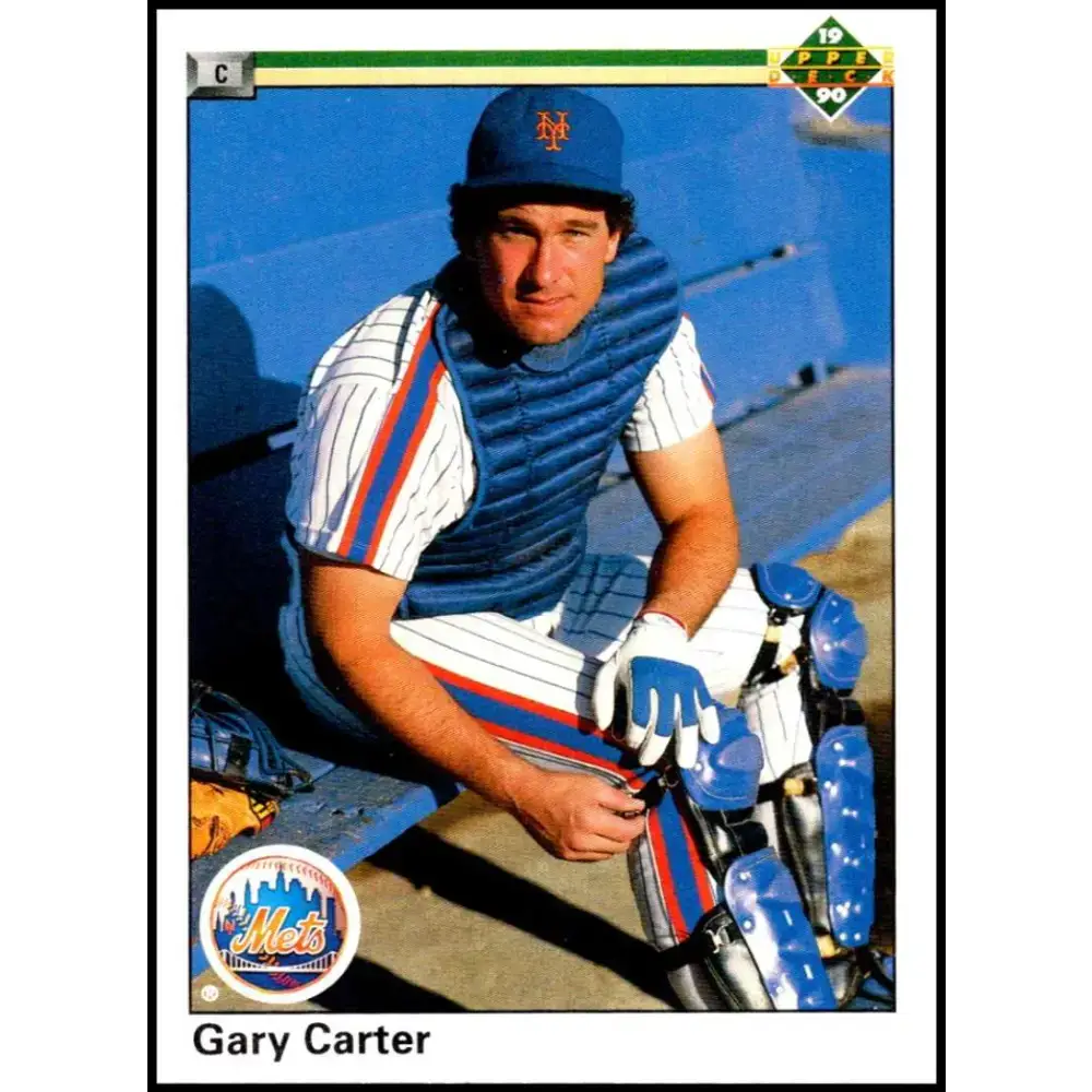 1990 Upper Deck #168 Gary Carter NM-MT New York Mets Baseball Card - Baseball Card Single