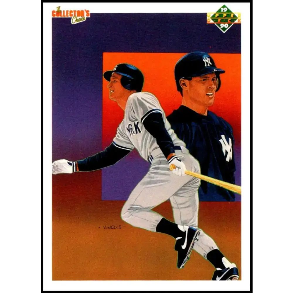 1990 Upper Deck #18 Steve Sax TC NM-MT New York Yankees Baseball Card - Baseball Card Single