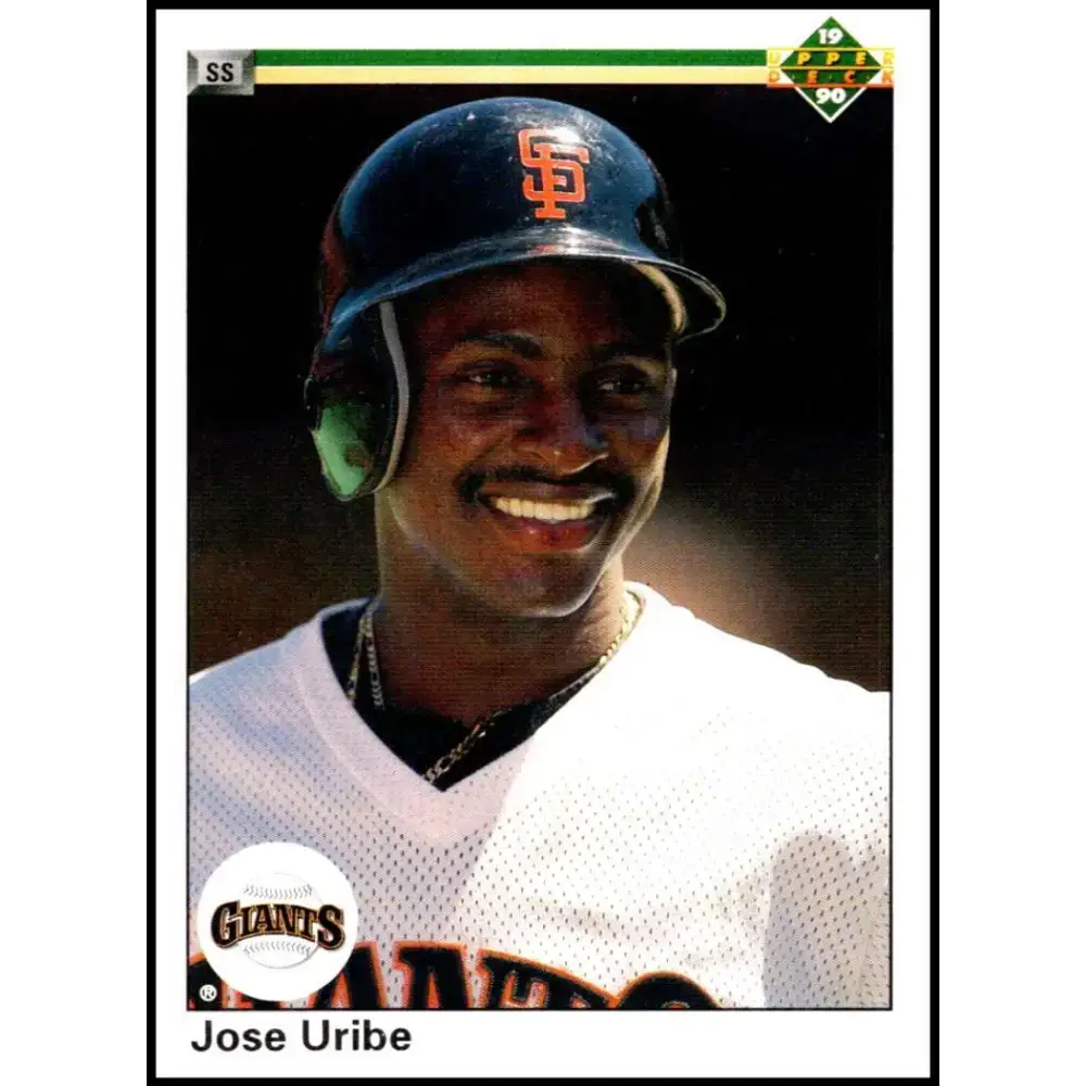 1990 Upper Deck #188 Jose Uribe NM-MT San Francisco Giants Baseball Card - Baseball Card Single