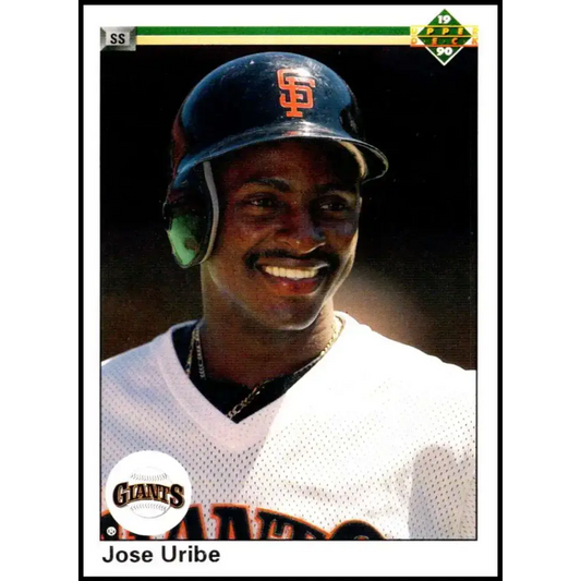1990 Upper Deck #188 Jose Uribe NM-MT San Francisco Giants Baseball Card - Baseball Card Single
