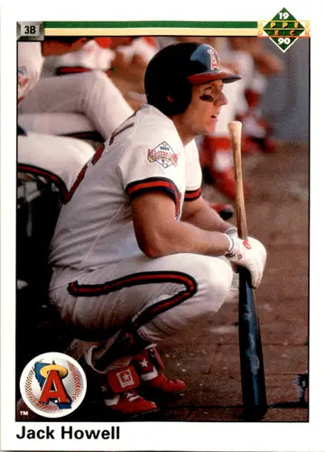 1990 Upper Deck #19 Jack Howell NM Near Mint Angels ID:45983 - Baseball Card Single