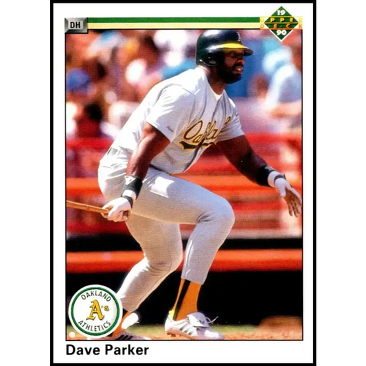 1990 Upper Deck #192 Dave Parker NM-MT Oakland Athletics Baseball Card - Baseball Card Single
