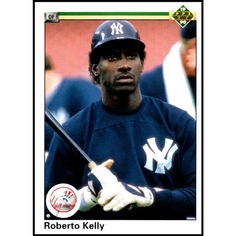 1990 Upper Deck #193 Roberto Kelly UER NM-MT New York Yankees Baseball Card - Baseball Card Single