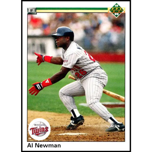 1990 Upper Deck #199 Al Newman NM-MT Minnesota Twins Baseball Card - Baseball Card Single