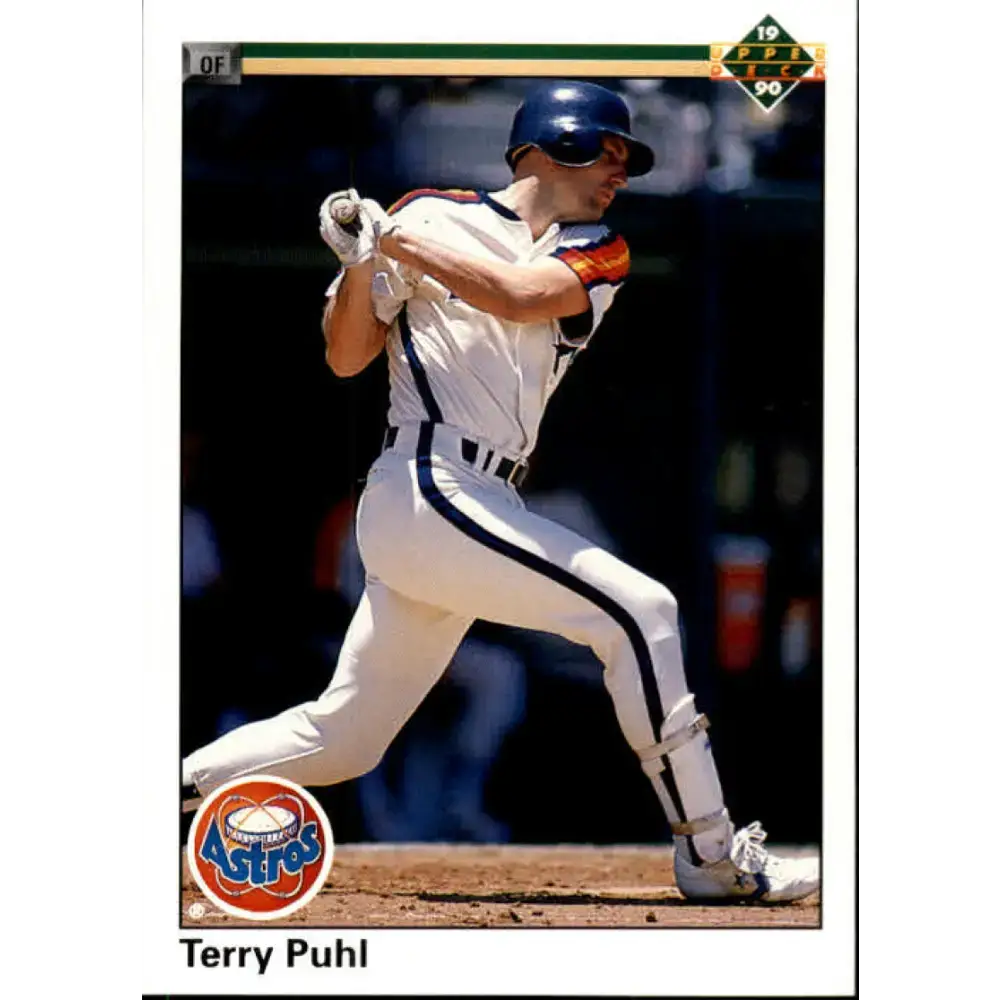 1990 Upper Deck #201 Terry Puhl NM-MT Houston Astros Baseball Card - Baseball Card Single