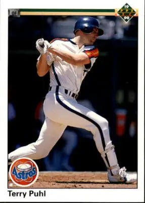 1990 Upper Deck #201 Terry Puhl NM Near Mint Astros - Baseball Card Single