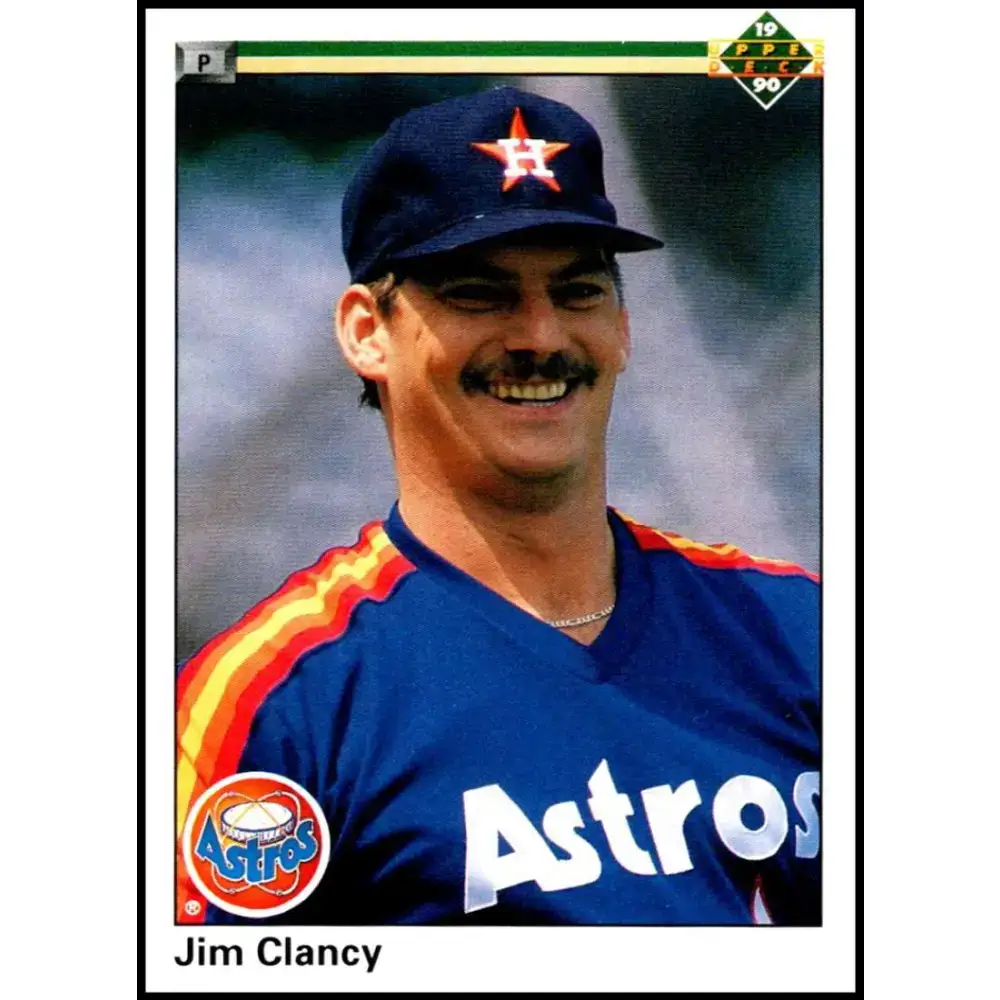 1990 Upper Deck #203 Jim Clancy NM-MT Houston Astros Baseball Card - Baseball Card Single