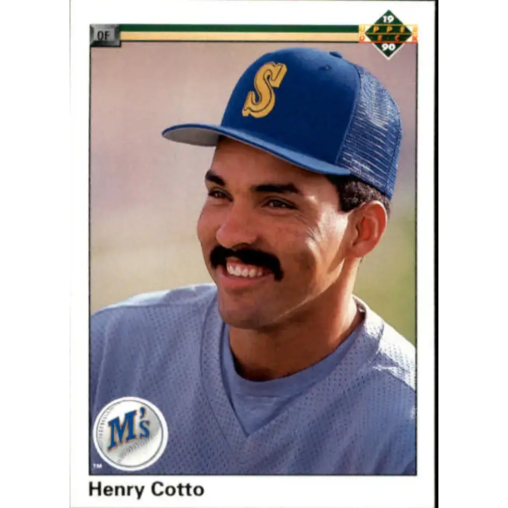 1990 Upper Deck #207 Henry Cotto NM-MT Seattle Mariners Baseball Card - Baseball Card Single