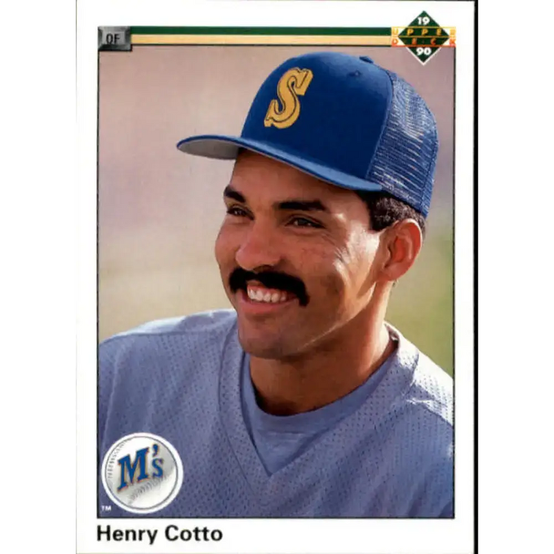 1990 Upper Deck #207 Henry Cotto NM-MT Seattle Mariners Baseball Card - Baseball Card Single