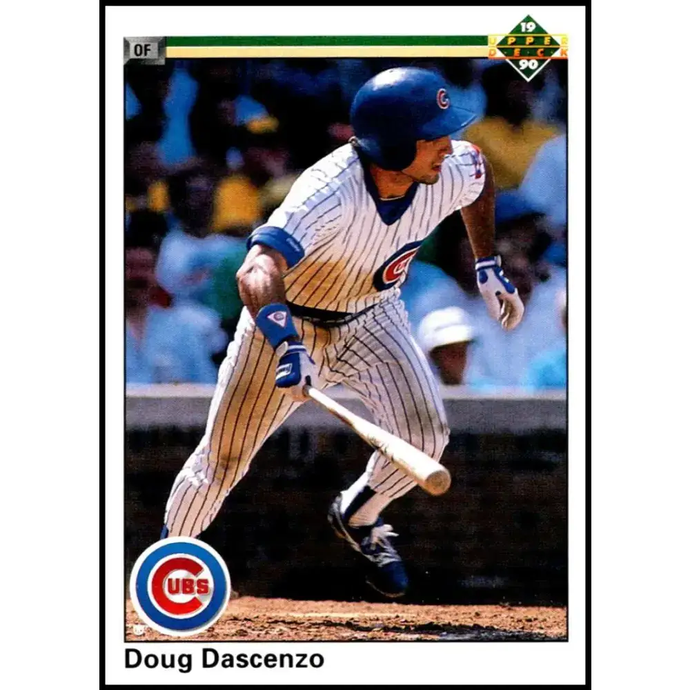 1990 Upper Deck #211 Doug Dascenzo NM-MT Chicago Cubs Baseball Card - Baseball Card Single