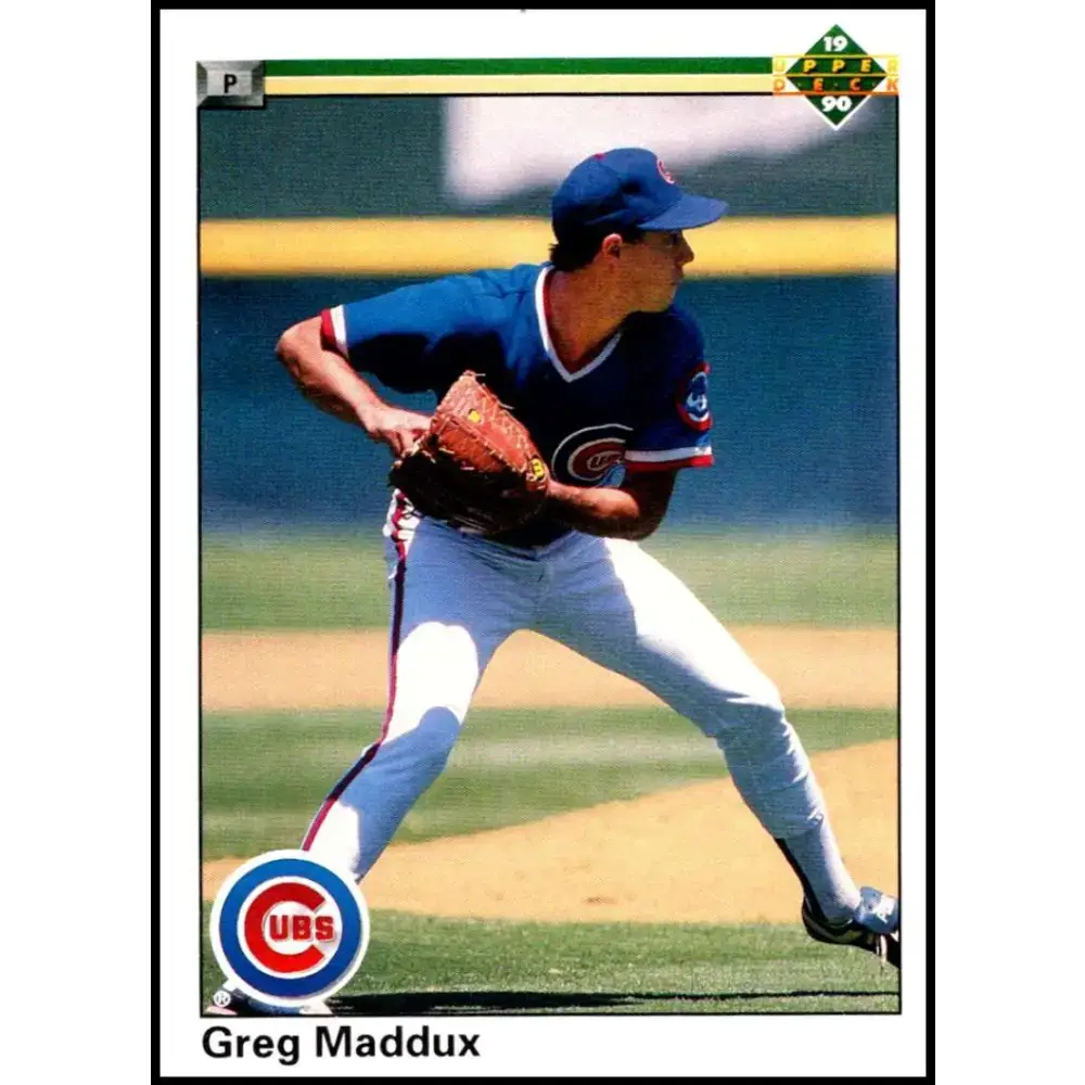 1990 Upper Deck #213 Greg Maddux NM-MT Chicago Cubs Baseball Card - Baseball Card Single