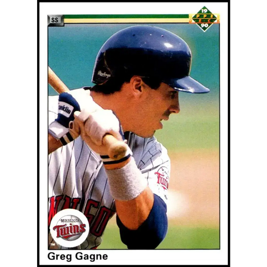 1990 Upper Deck #217 Greg Gagne NM-MT Minnesota Twins Baseball Card - Baseball Card Single