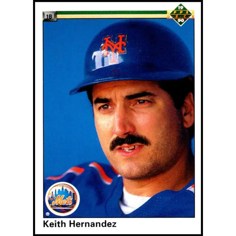 1990 Upper Deck #222 Keith Hernandez NM-MT New York Mets Baseball Card - Baseball Card Single