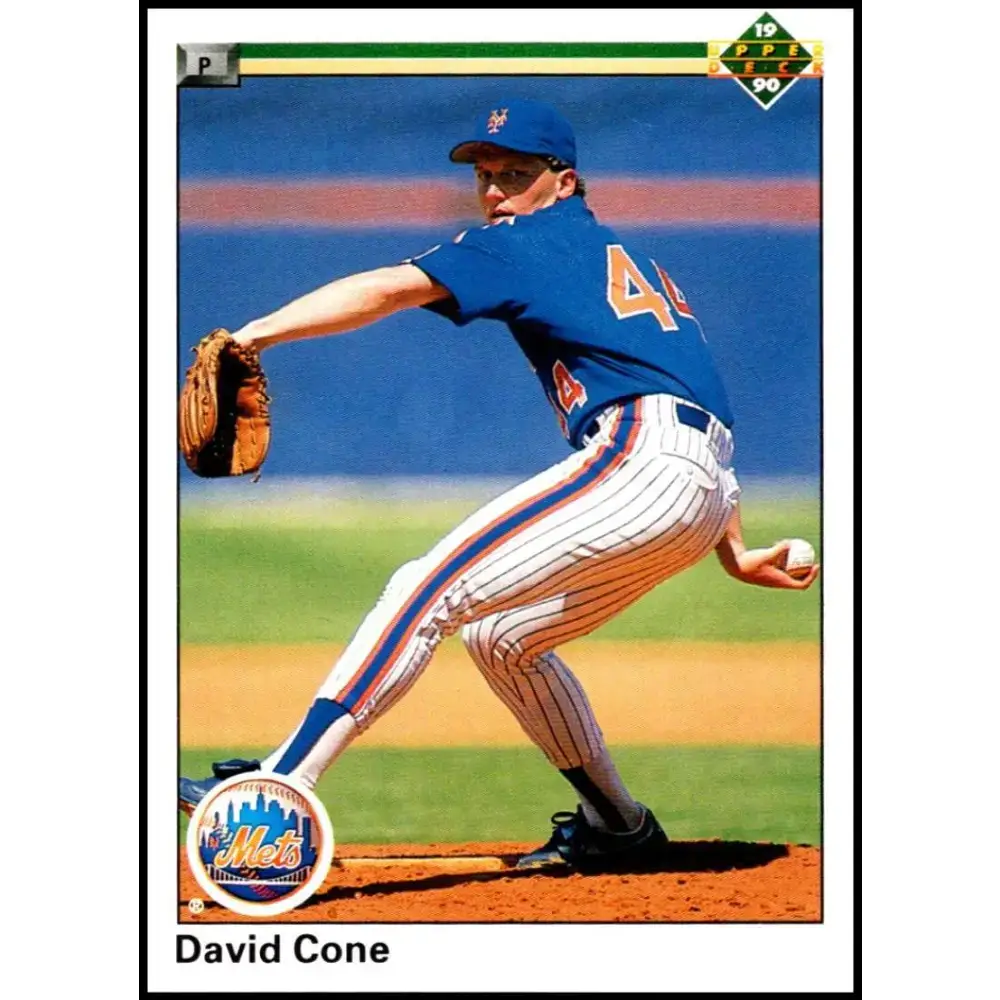 1990 Upper Deck #224 David Cone NM-MT New York Mets Baseball Card - Baseball Card Single