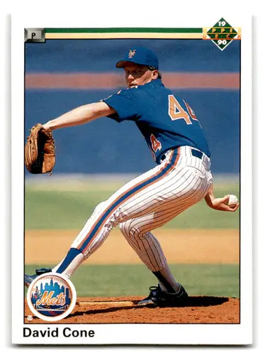 1990 Upper Deck #224 David Cone NM Near Mint Mets ID:71702 - Baseball Card Single