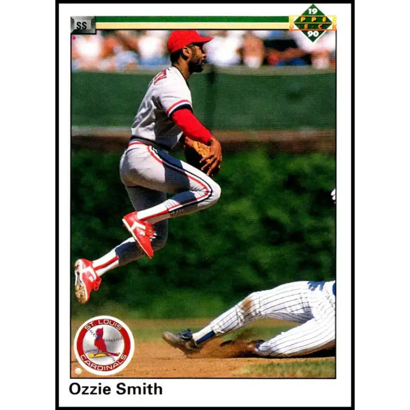 1990 Upper Deck #225 Ozzie Smith NM-MT St. Louis Cardinals Baseball Card - Baseball Card Single