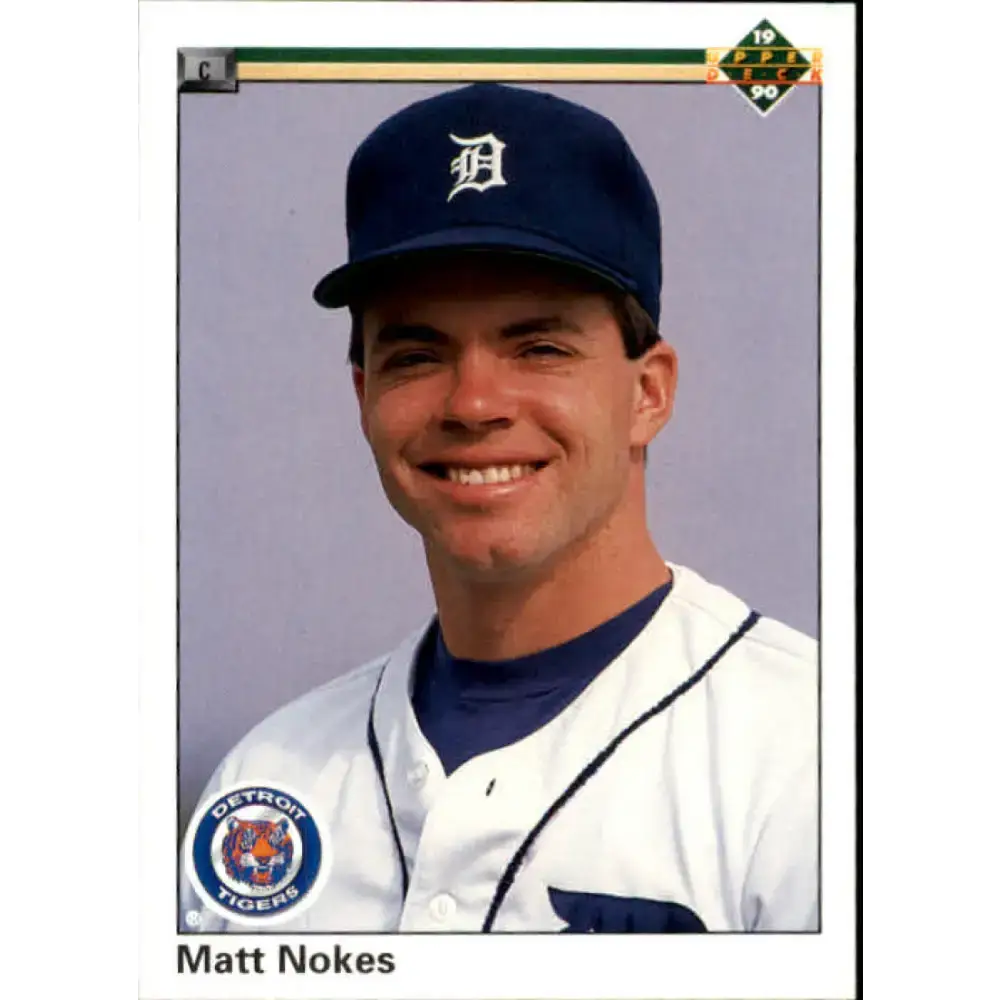 1990 Upper Deck #226 Matt Nokes NM-MT Detroit Tigers Baseball Card - Baseball Card Single