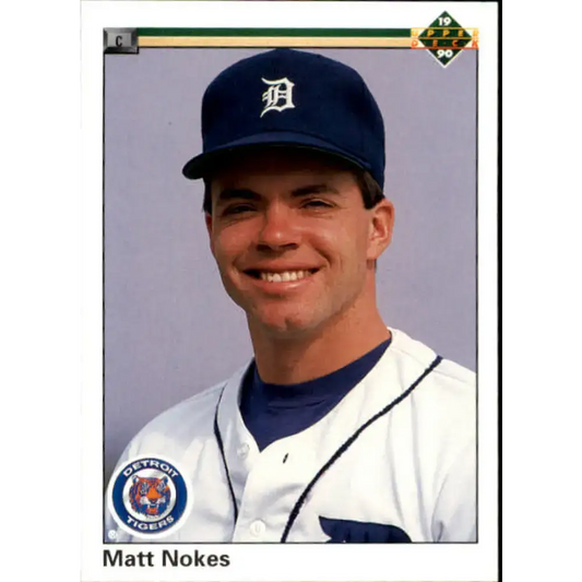 1990 Upper Deck #226 Matt Nokes NM-MT Detroit Tigers Baseball Card - Baseball Card Single