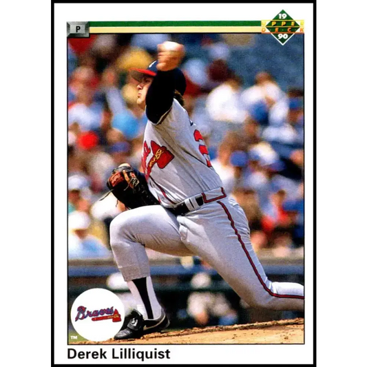 1990 Upper Deck #234 Derek Lilliquist NM-MT Atlanta Braves Baseball Card - Baseball Card Single