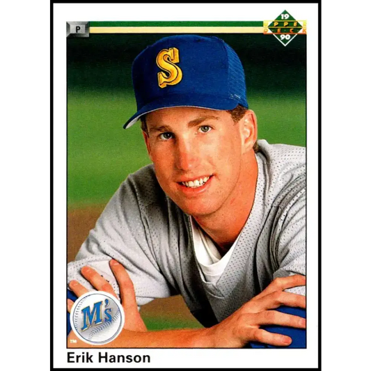 1990 Upper Deck #235 Erik Hanson NM-MT Seattle Mariners Baseball Card - Baseball Card Single