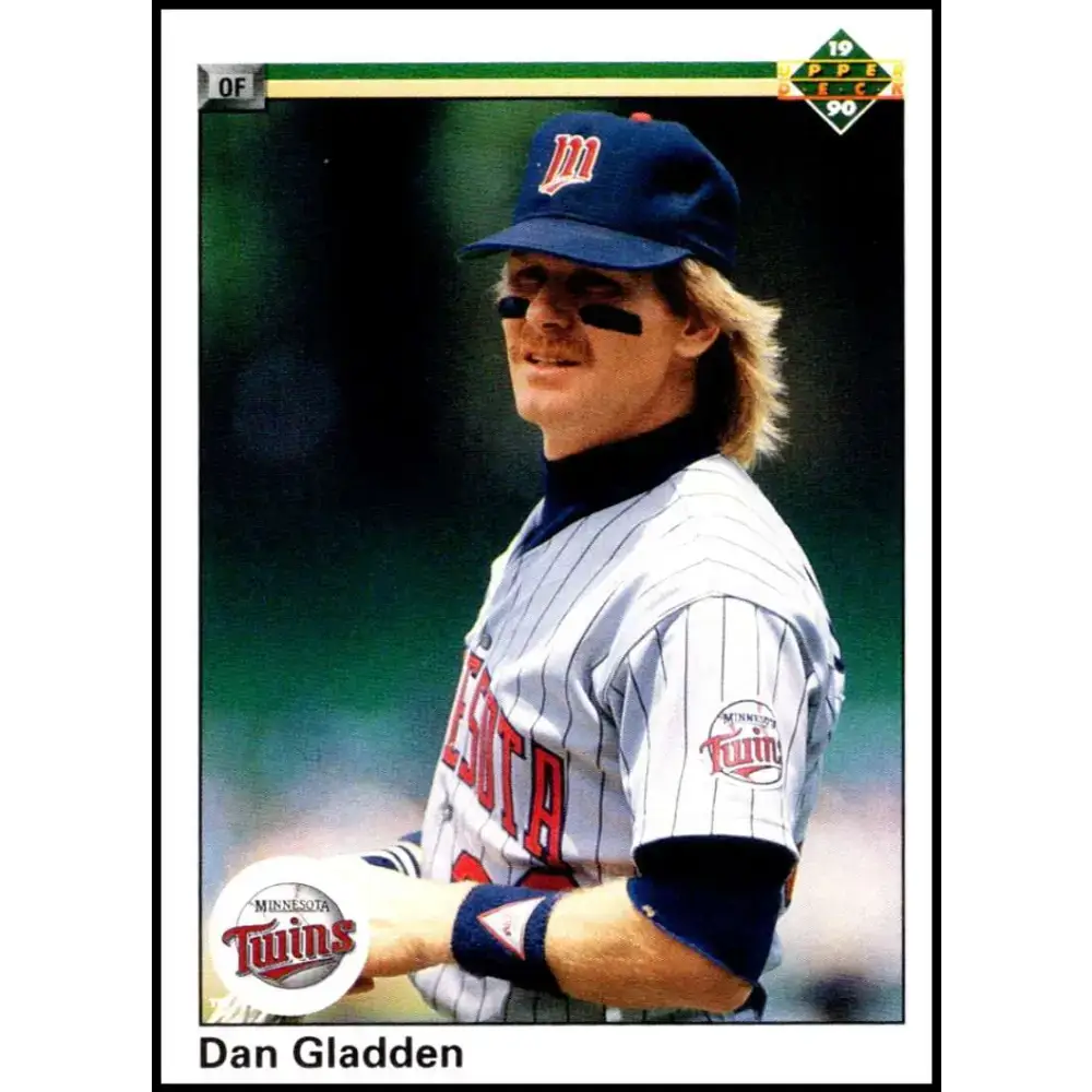 1990 Upper Deck #238 Dan Gladden NM-MT Minnesota Twins Baseball Card - Baseball Card Single