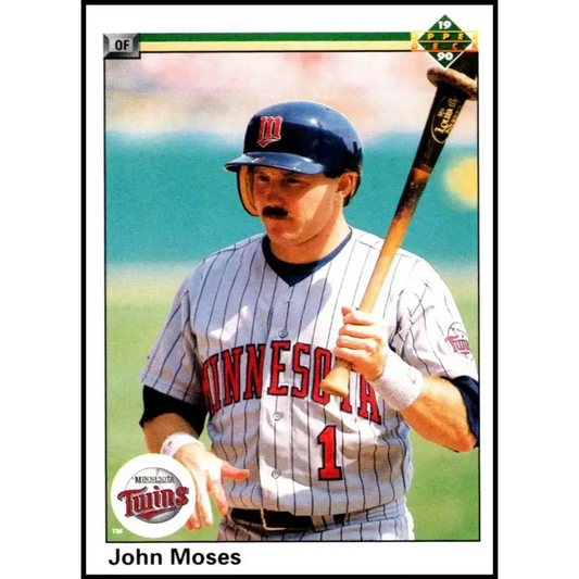 1990 Upper Deck #240 John Moses NM-MT Minnesota Twins Baseball Card - Baseball Card Single