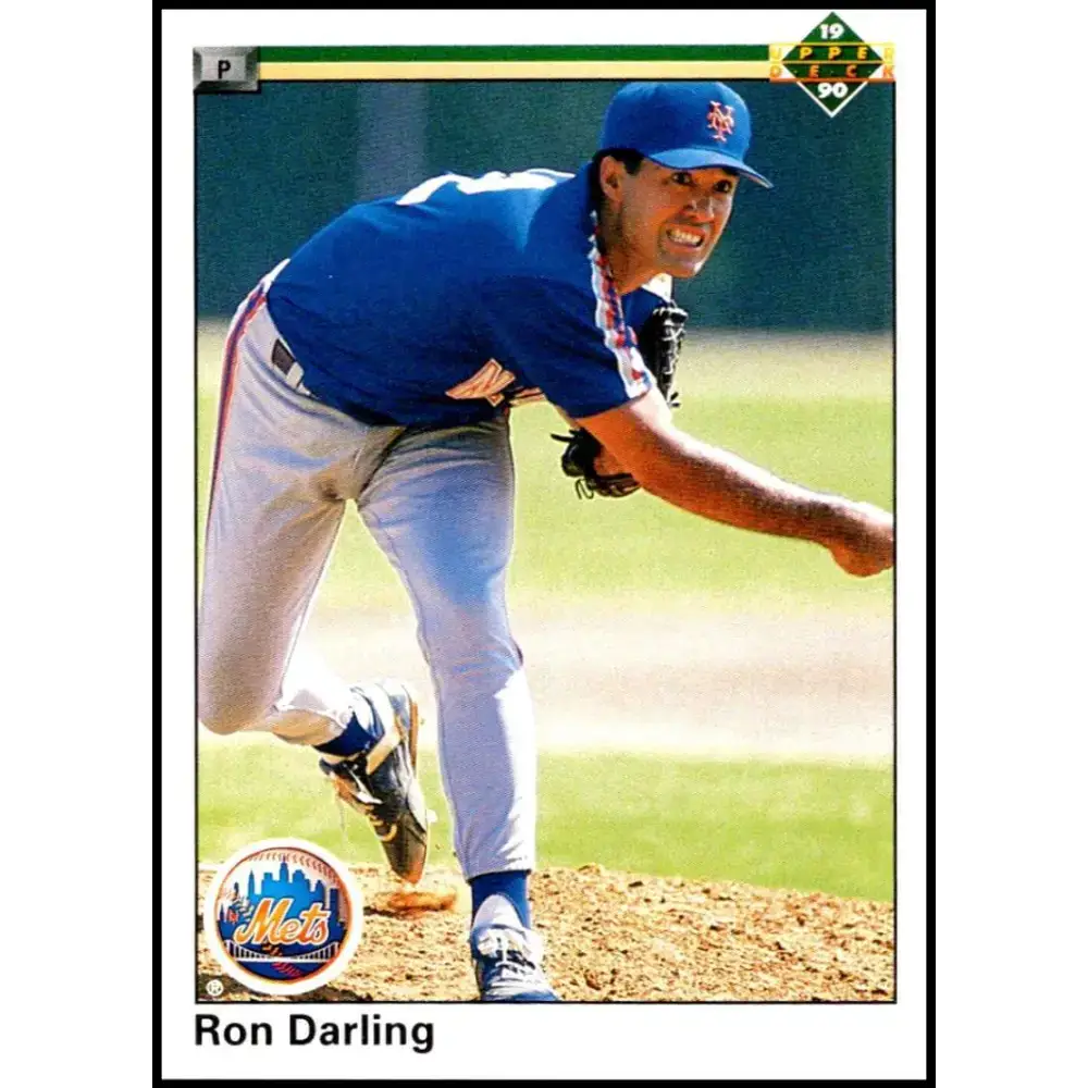 1990 Upper Deck #241 Ron Darling NM-MT New York Mets Baseball Card - Baseball Card Single