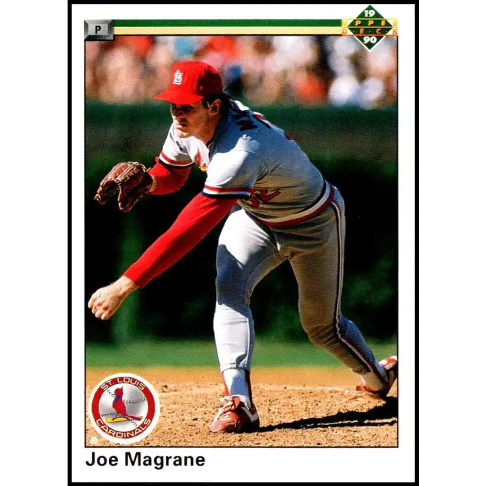 1990 Upper Deck #242 Joe Magrane NM-MT St. Louis Cardinals Baseball Card - Baseball Card Single