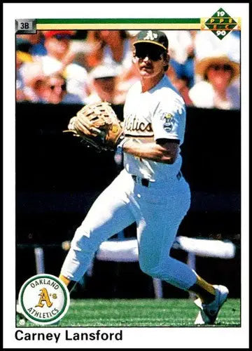 1990 Upper Deck #253 Carney Lansford NM-MT Athletics ID:72312 - Baseball Card Single