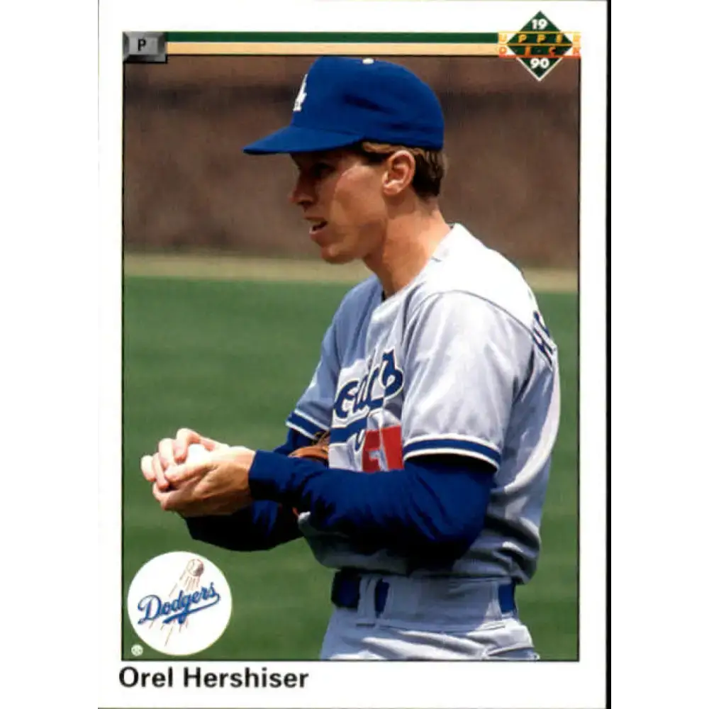 1990 Upper Deck #256 Orel Hershiser NM-MT Los Angeles Dodgers Baseball Card - Baseball Card Single