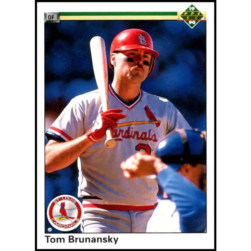 1990 Upper Deck #257 Tom Brunansky NM-MT St. Louis Cardinals Baseball Card - Baseball Card Single
