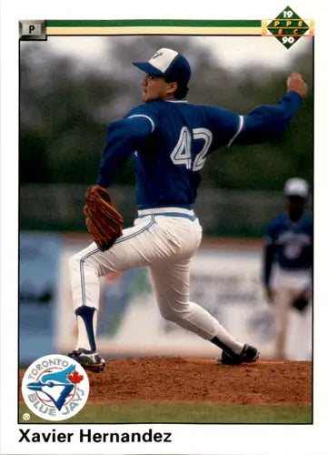 1990 Upper Deck #26 Xavier Hernandez EX/NM RC Rookie Blue Jays ID:46135 - Baseball Card Single