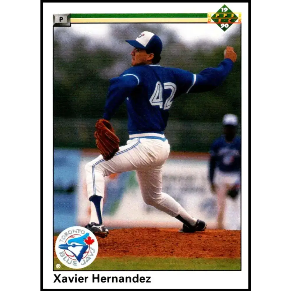 1990 Upper Deck #26 Xavier Hernandez NM-MT RC Rookie Toronto Blue Jays Baseball Card - Baseball Card Single