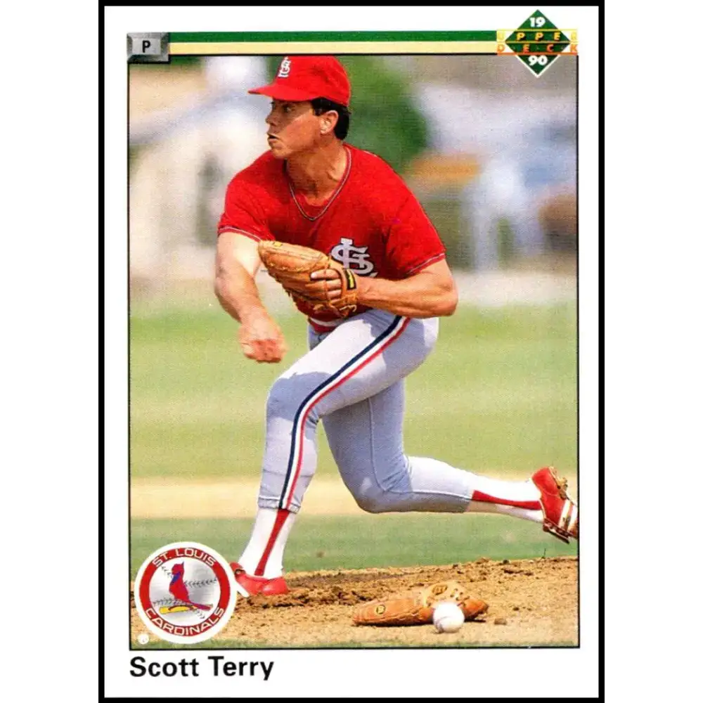 1990 Upper Deck #260 Scott Terry NM-MT St. Louis Cardinals Baseball Card - Baseball Card Single