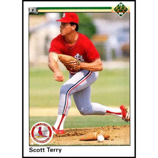 1990 Upper Deck #260 Scott Terry NM-MT St. Louis Cardinals Baseball Card - Baseball Card Single