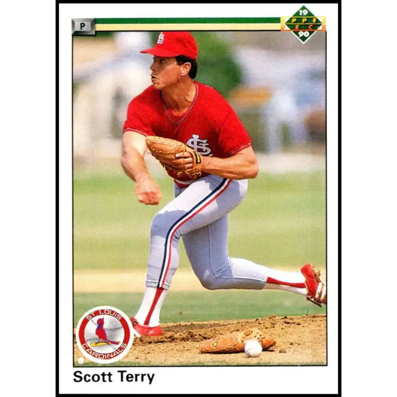 1990 Upper Deck #260 Scott Terry NM-MT St. Louis Cardinals Baseball Card - Baseball Card Single