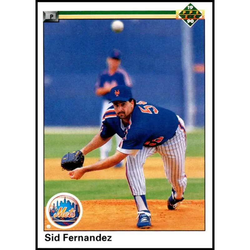 1990 Upper Deck #261 Sid Fernandez NM-MT New York Mets Baseball Card - Baseball Card Single