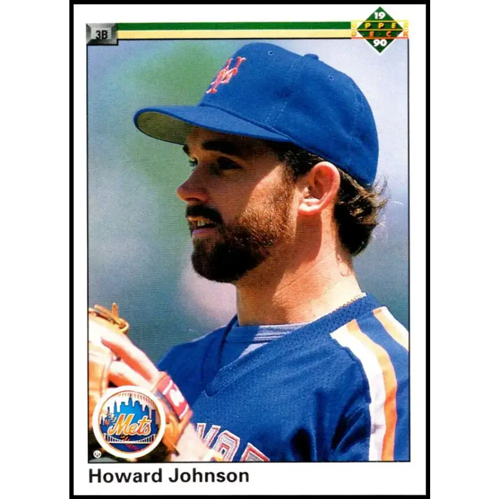 1990 Upper Deck #263 Howard Johnson UER NM-MT New York Mets Baseball Card - Baseball Card Single