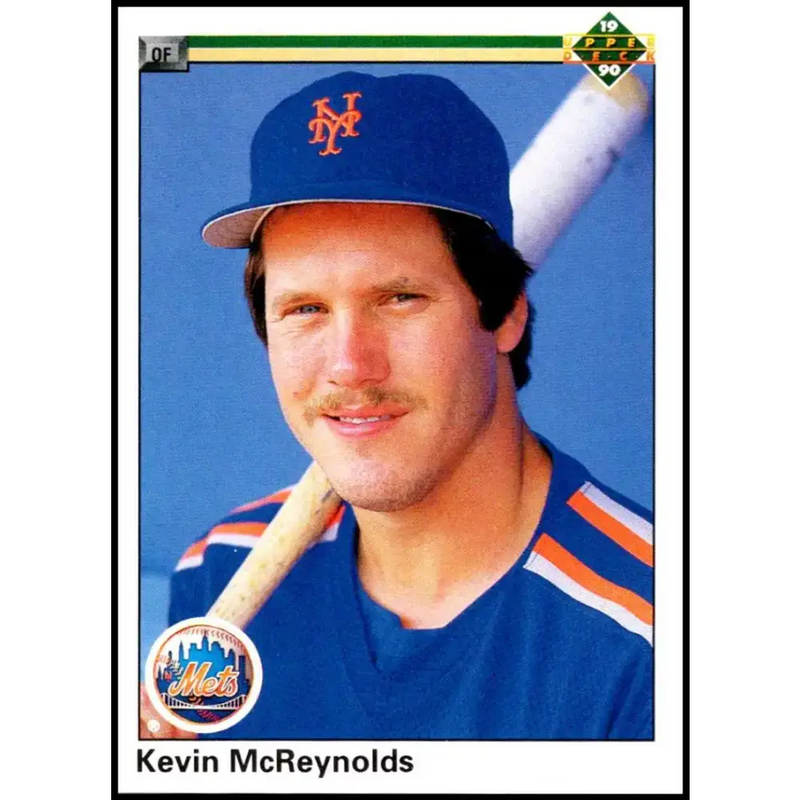1990 Upper Deck #265 Kevin McReynolds NM-MT New York Mets Baseball Card - Baseball Card Single