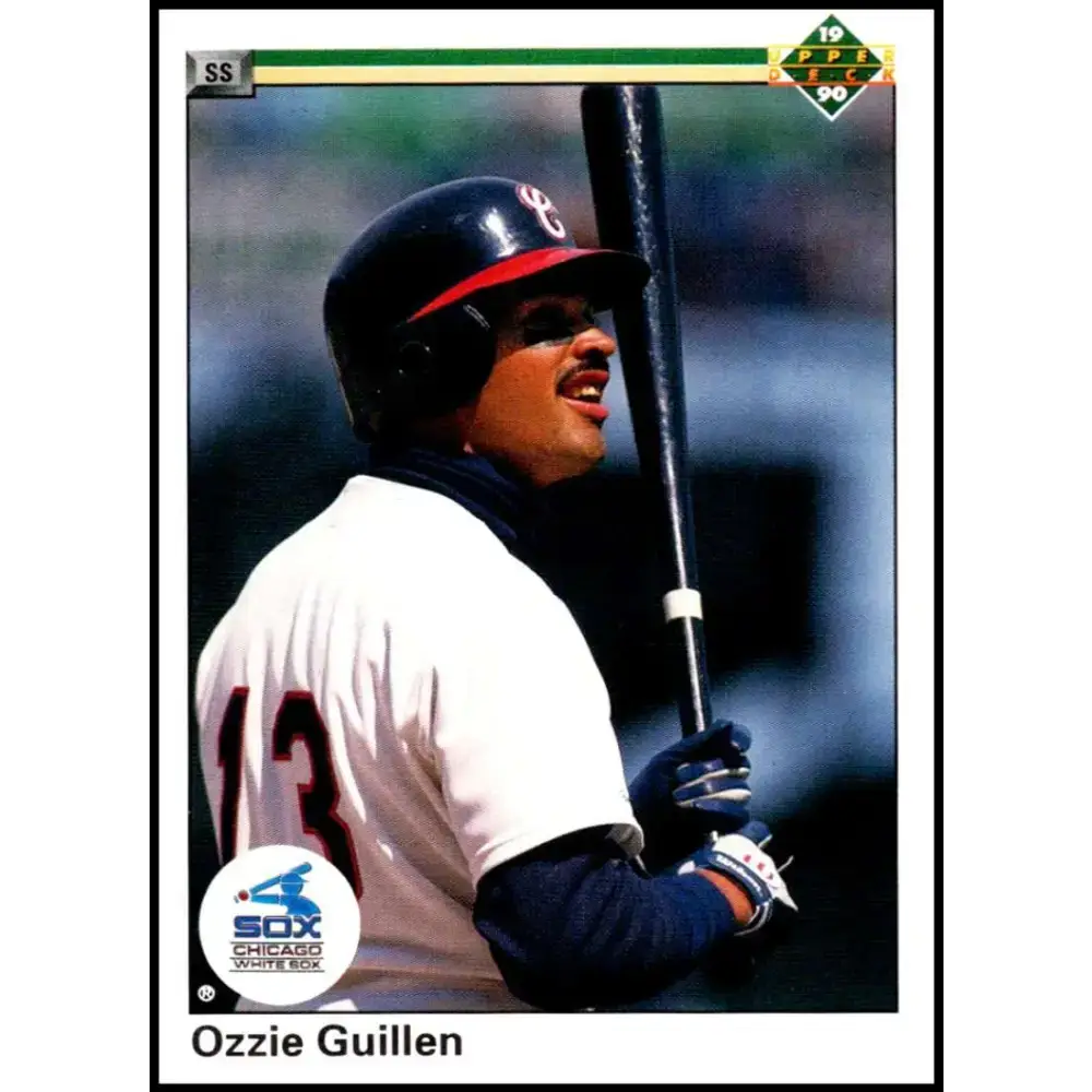 1990 Upper Deck #267 Ozzie Guillen UER NM-MT Chicago White Sox Baseball Card - Baseball Card Single
