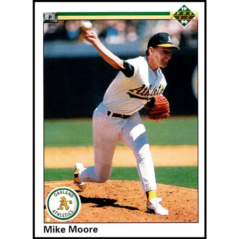 1990 Upper Deck #275 Mike Moore NM-MT Oakland Athletics Baseball Card - Baseball Card Single