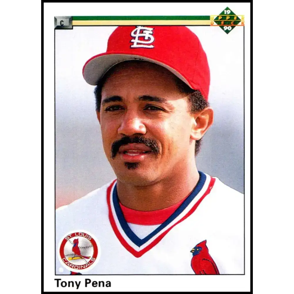 1990 Upper Deck #276 Tony Pena NM-MT St. Louis Cardinals Baseball Card - Baseball Card Single