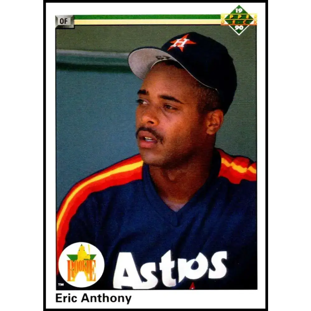 1990 Upper Deck #28 Eric Anthony NM-MT RC Rookie Houston Astros Baseball Card - Baseball Card Single