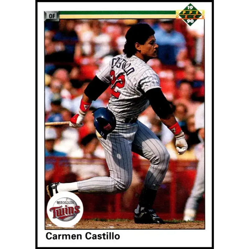 1990 Upper Deck #281 Carmen Castillo NM-MT Minnesota Twins Baseball Card - Baseball Card Single
