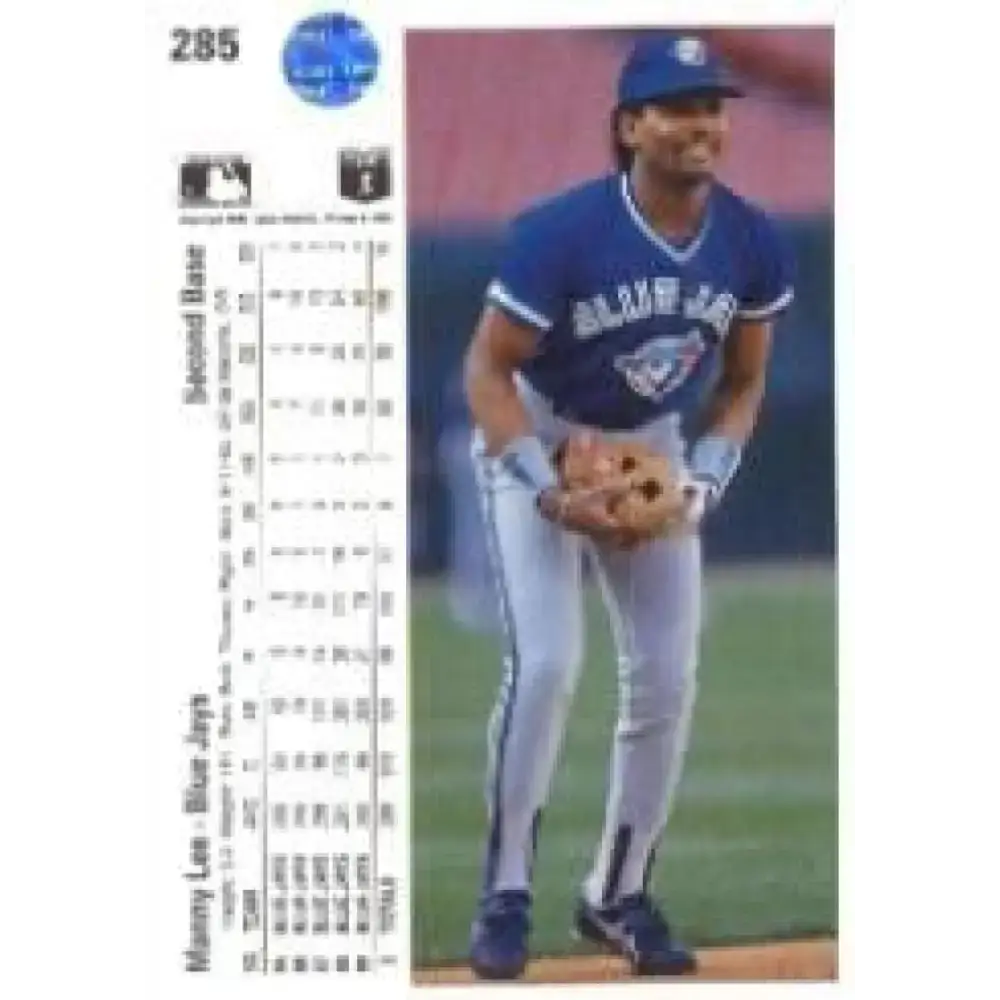 1990 Upper Deck #285 Manuel Lee NM-MT Toronto Blue Jays Baseball Card - Baseball Card Single