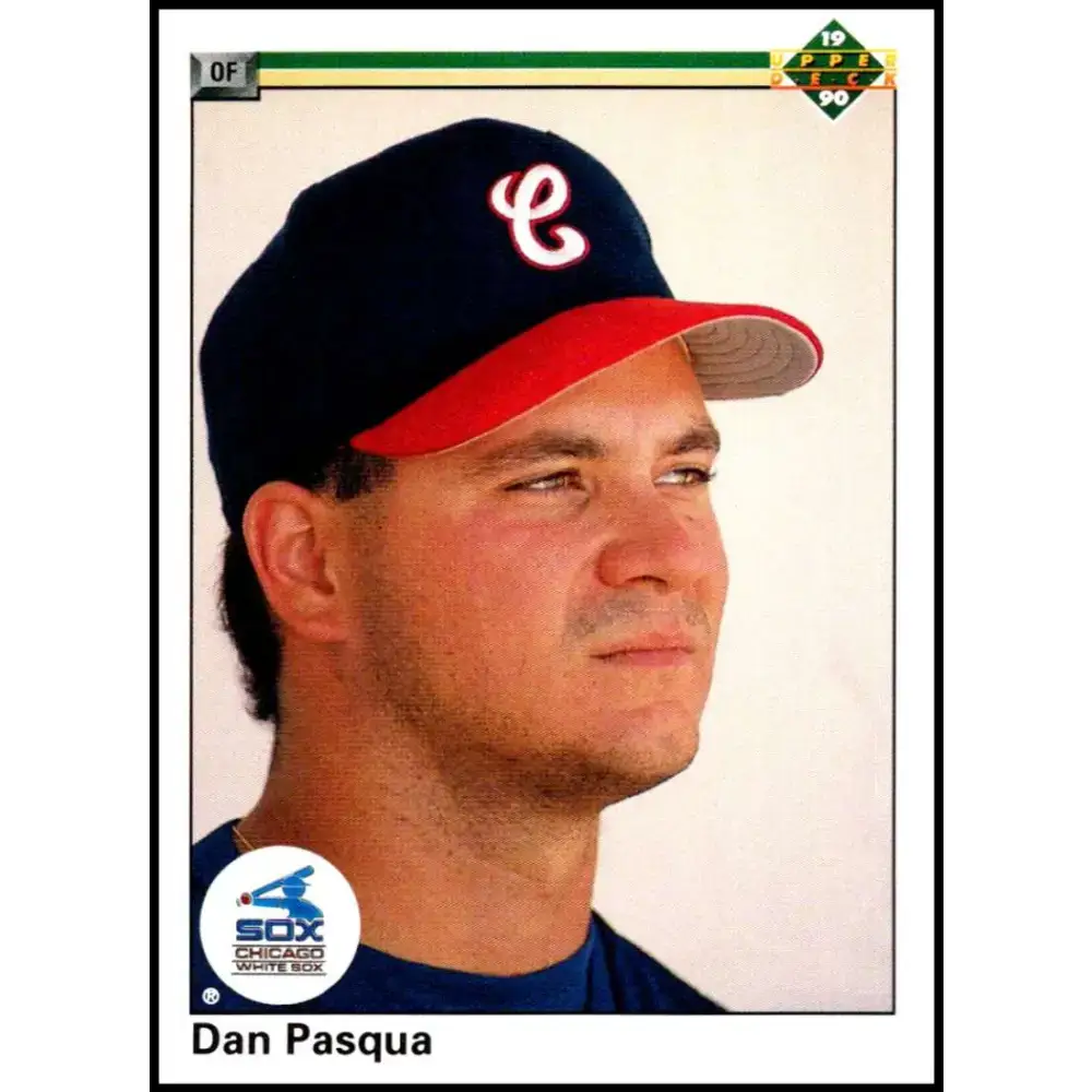 1990 Upper Deck #286 Dan Pasqua NM-MT Chicago White Sox Baseball Card - Baseball Card Single