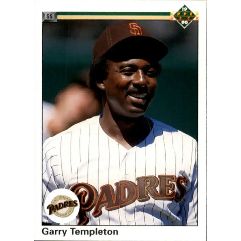 1990 Upper Deck #288 Garry Templeton NM-MT San Diego Padres Baseball Card - Baseball Card Single