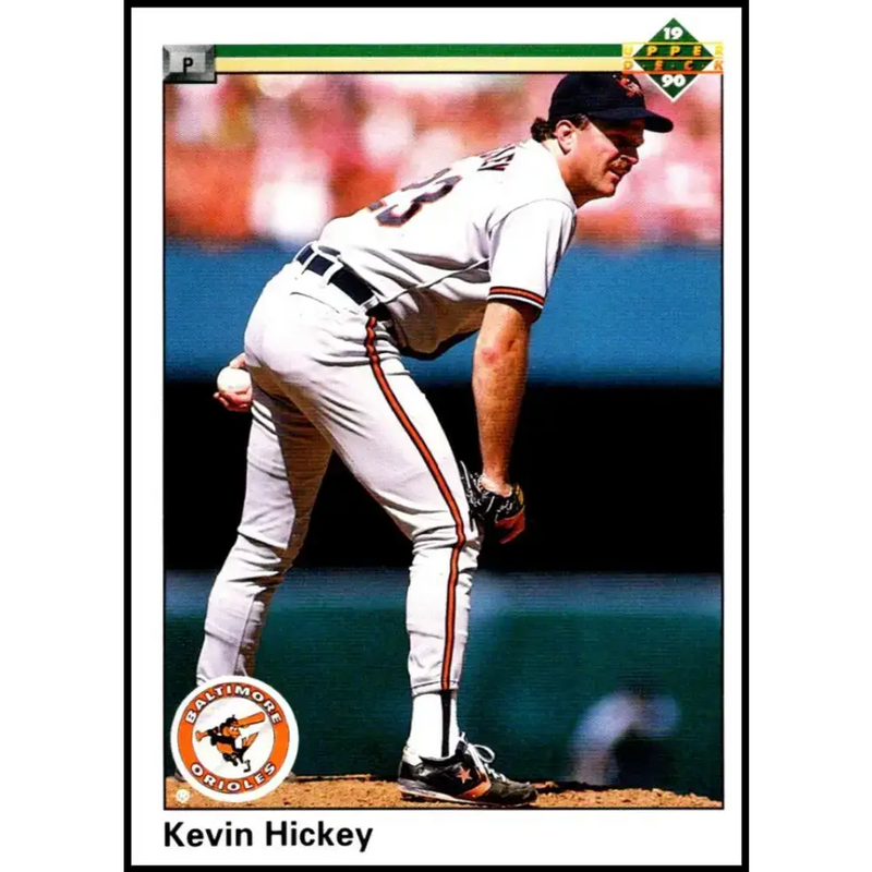 1990 Upper Deck #299 Kevin Hickey NM-MT Baltimore Orioles Baseball Card - Baseball Card Single